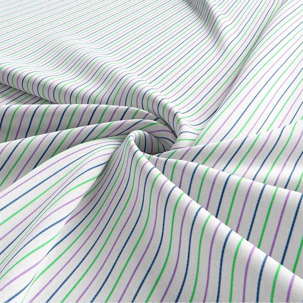 Multi Strips Shirt Fabrics 666-79 - Image 5