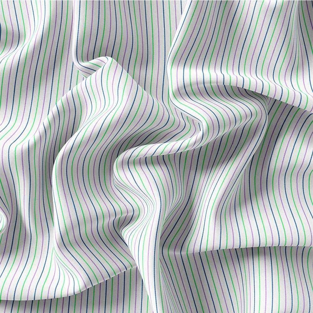 Multi Strips Shirt Fabrics 666-79 - Image 4
