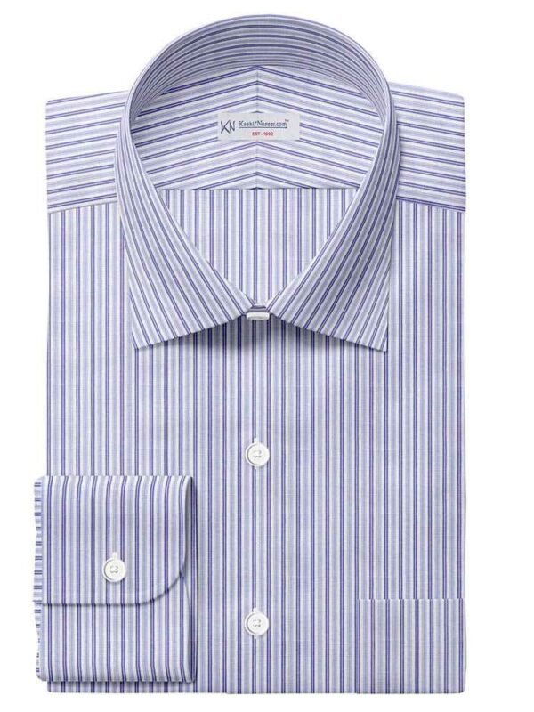 Blue & White Strips | Shirt Fabric 888-255