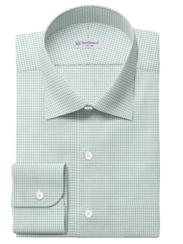 Green & Whire Shirt Fabrics 999-150