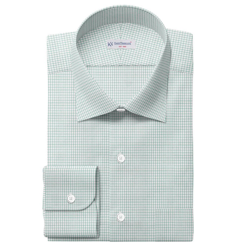 Green & Whire Shirt Fabrics 999-150