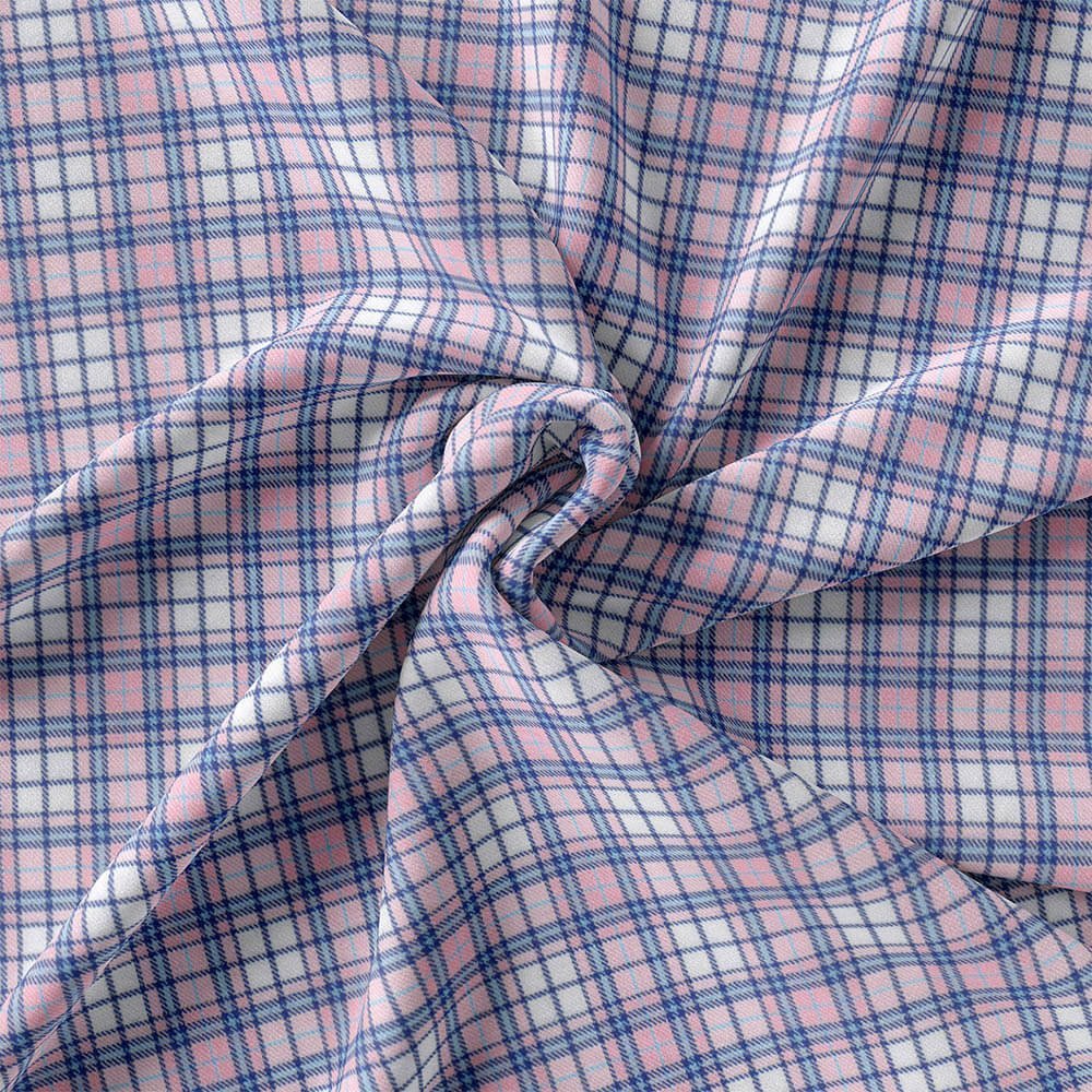 Pink & Blue Shirt Fabrics 999-174 - Image 5