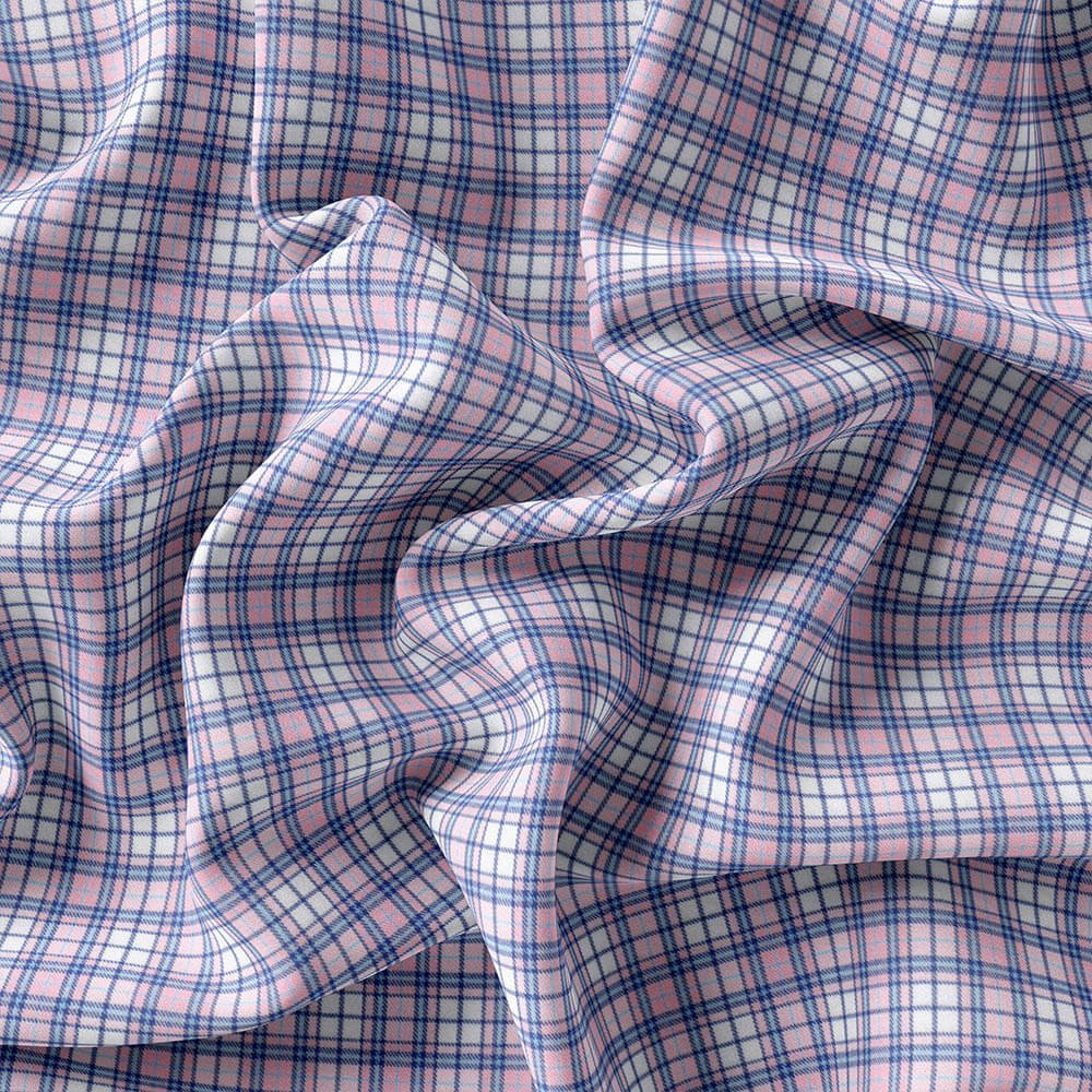 Pink & Blue Shirt Fabrics 999-174 - Image 4