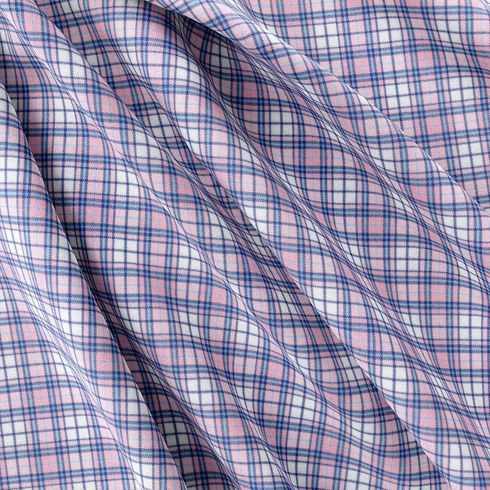 Pink & Blue Shirt Fabrics 999-174 - Image 3