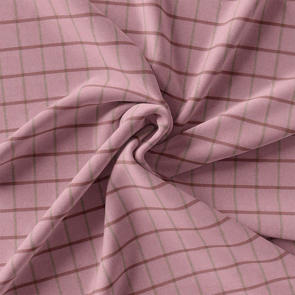 Muddy Pink Check Shirt Fabrics 999-183 - Image 3