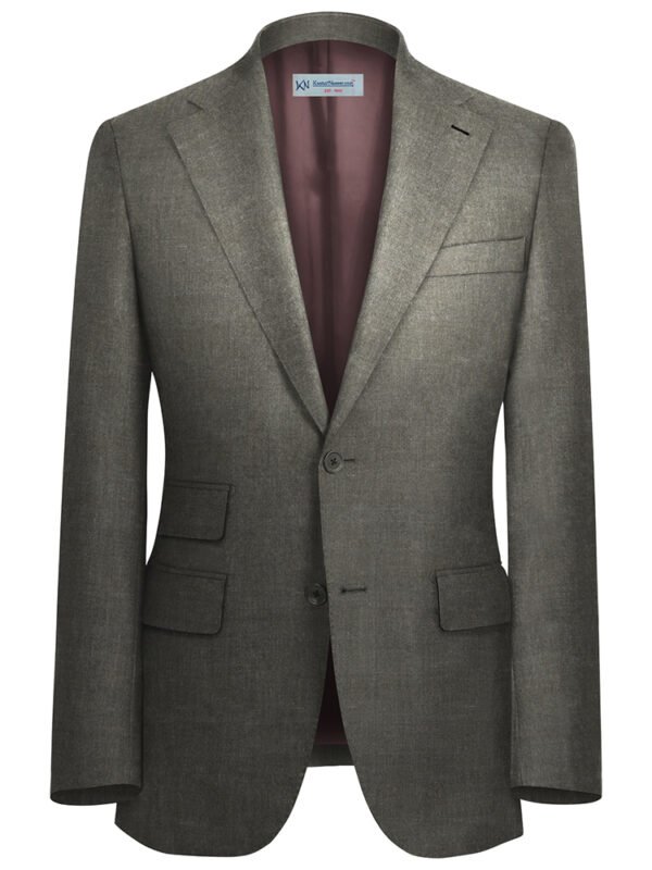 LIGHT GREY Super 150s Wool & Linen Suiting Unstitched | 7012-11