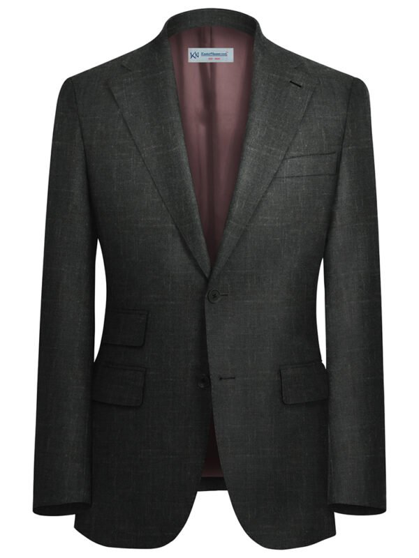 GREY Super 150s Wool & Linen Suiting Unstitched | 7012-12