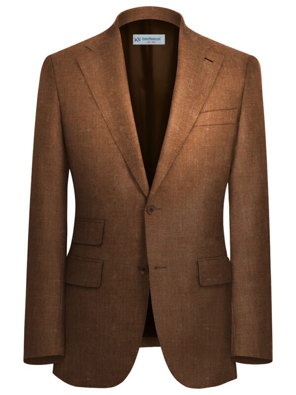BRICS Color Super 150s Wool & Linen Suiting Unstitched | 7012-4