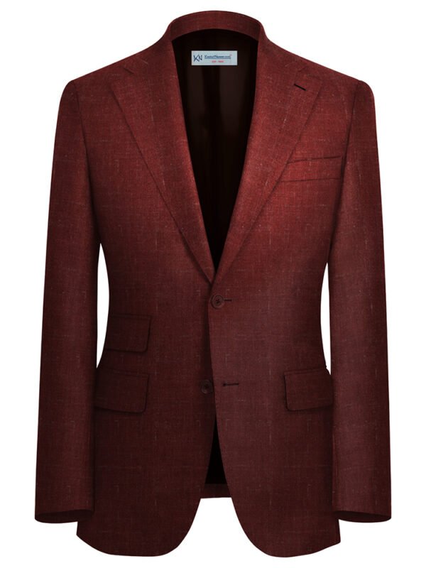 REDDISH Super 150s Wool & Linen Suiting Unstitched | 7012-7