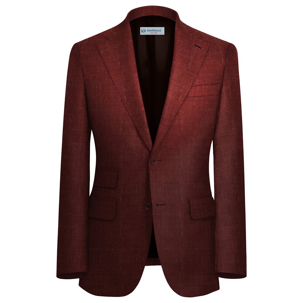 REDDISH Super 150s Wool & Linen Suiting Unstitched | 7012-7