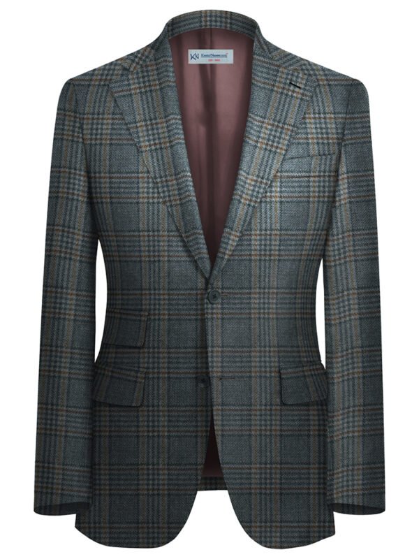 Blue TWEED For Coat Unstitched | 7080-70-2577