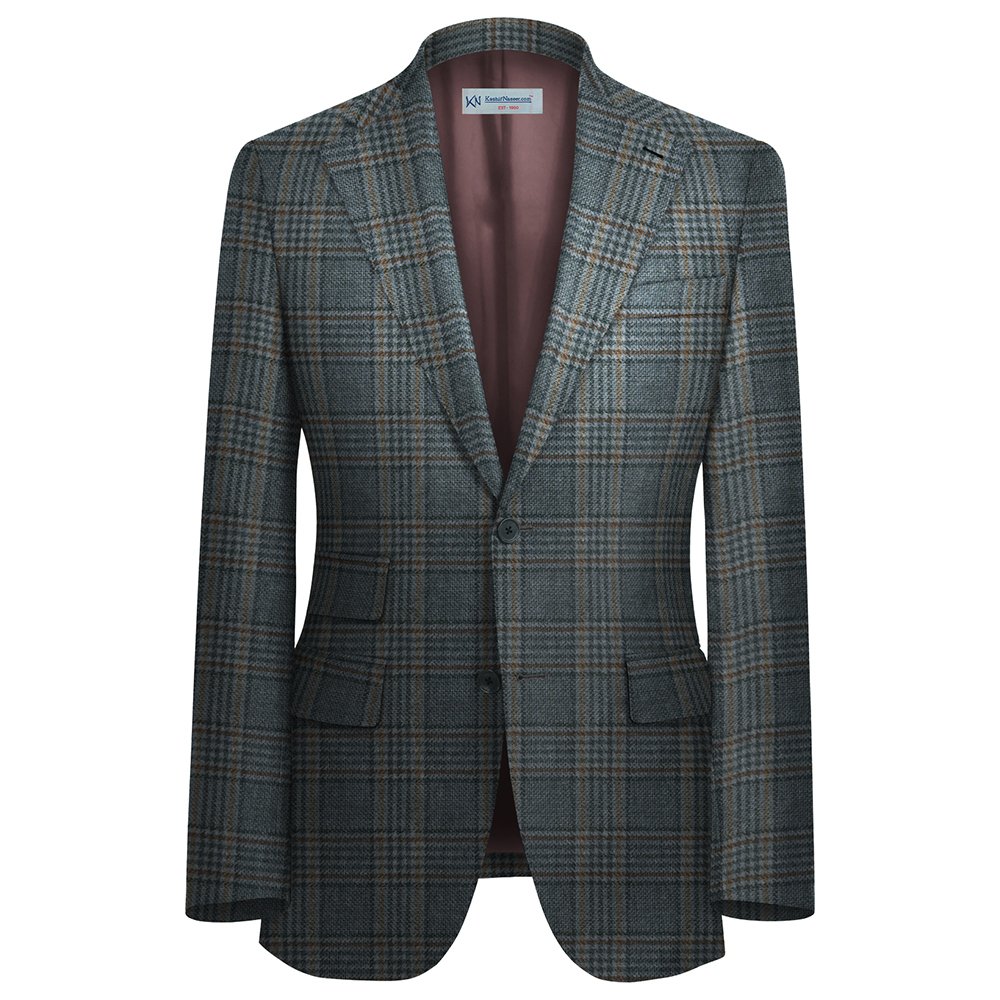 Blue TWEED For Coat Unstitched | 7080-70-2577