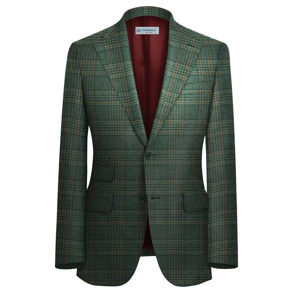 Green TWEED For Coat Unstitched | 7080-71-2577