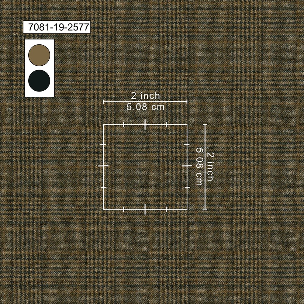 BROWN TWEED For Coat British Wool Unstitched | 7081-19 - Image 2