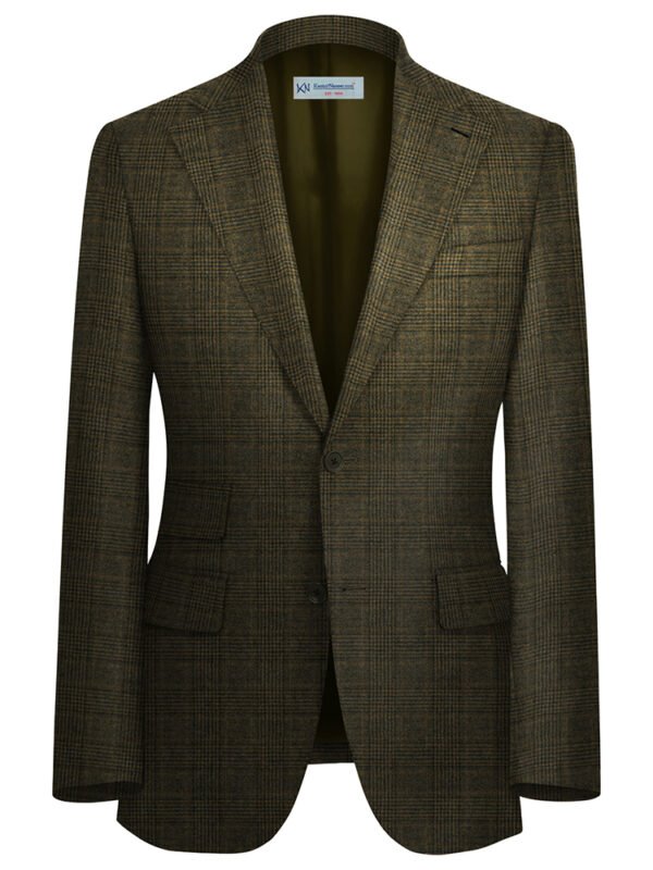 BROWN TWEED For Coat British Wool Unstitched | 7081-19