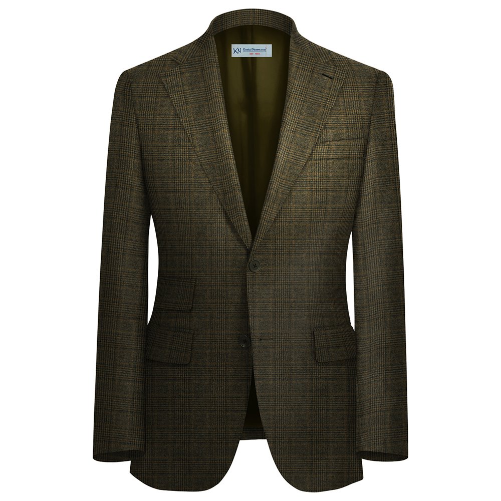 BROWN TWEED For Coat British Wool Unstitched | 7081-19