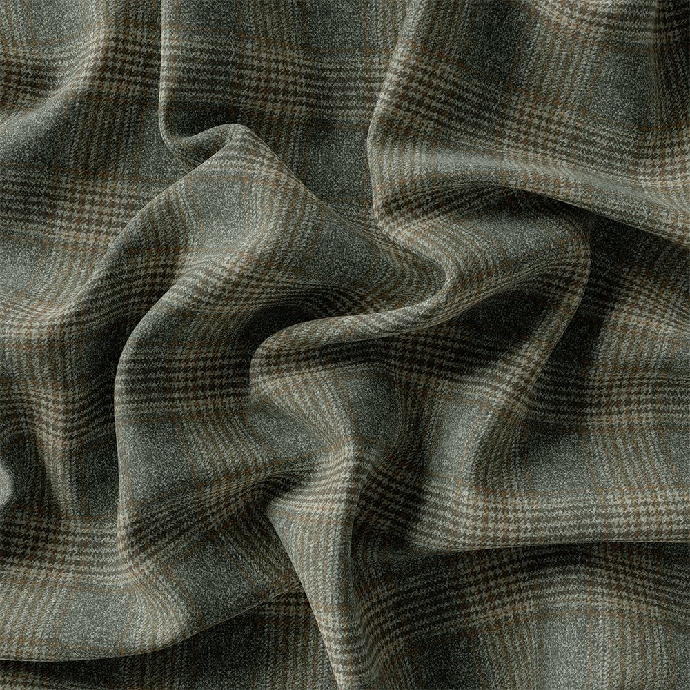 D. BROWN TWEED For Coat British Wool Unstitched | 7081-23 - Image 4