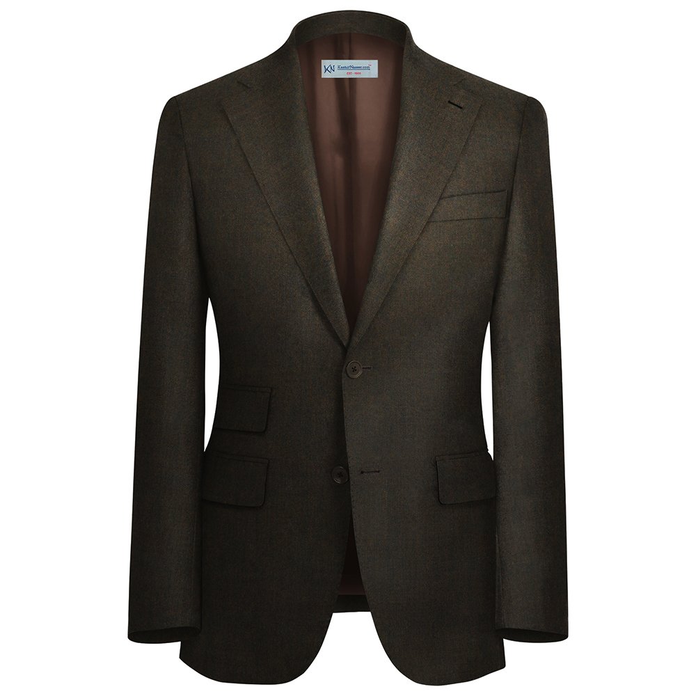 Bister Brown Herringbone TWEED Jacket Unstitched | 7081-58
